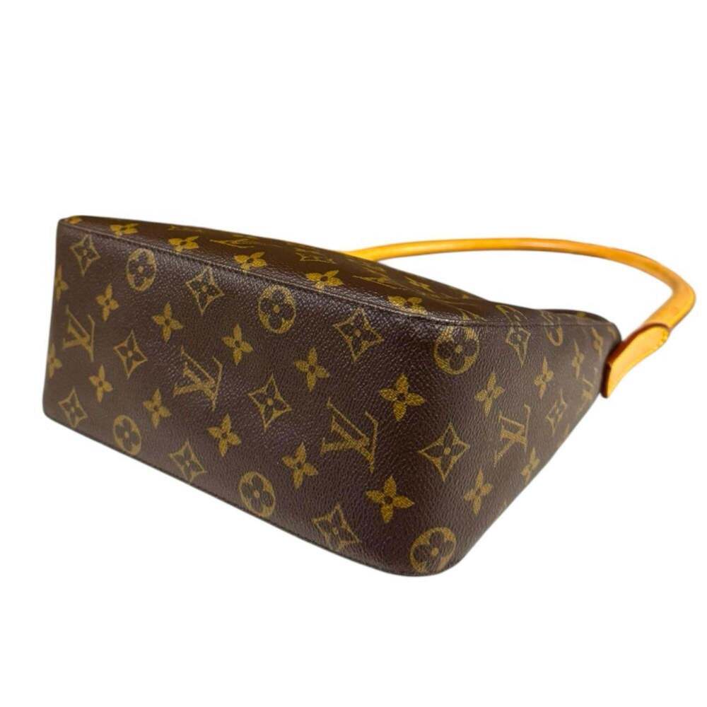 LOUIS VUITTON Authentic Brown Monogram Canvas Looping MM Shoulder Bag - Picture 6 of 12